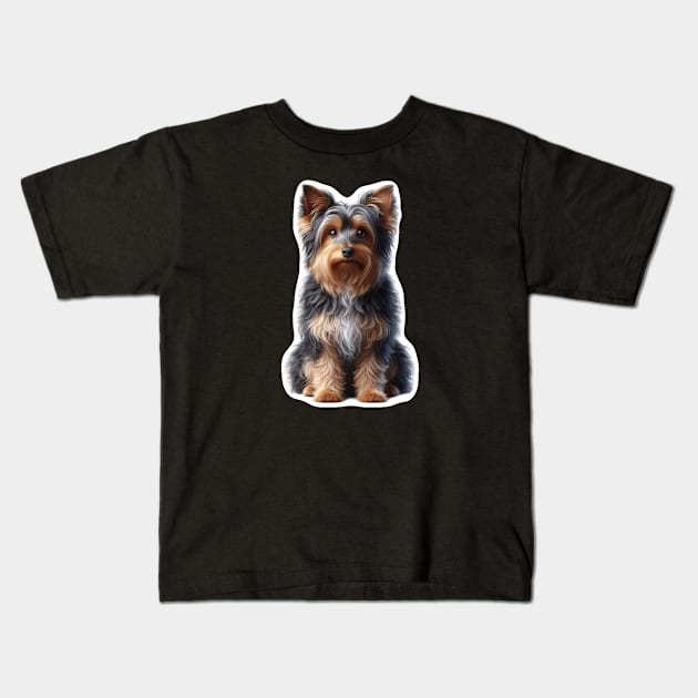 Australian Terrier Kids T-Shirt by millersye